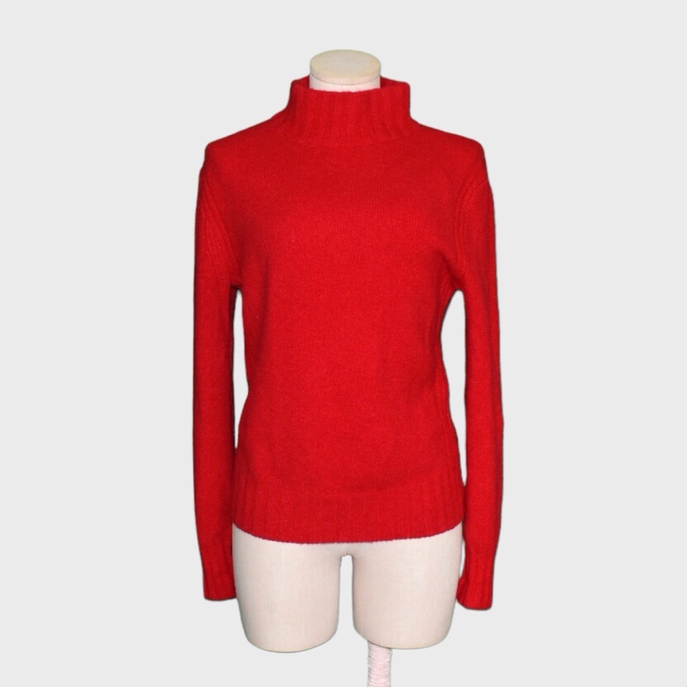 J Crew Supersoft Yarn Mockneck Sweater